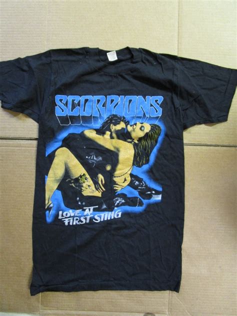 Vintage Scorpions Us Tour Shirt 1984 Love At First Sting Rare