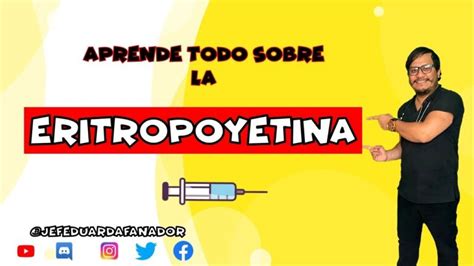 Eritropoyetina Para Que Sirve Actualizado Octubre