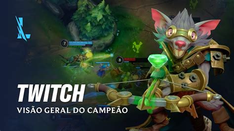 Visão geral do Campeão Twitch Mecânica de jogo League of Legends