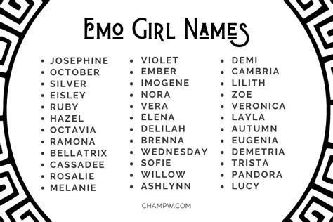 150+ Emo Girl Names Blissful Ideas For Your Little Angel