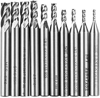 8tlg Schaftfräser 4 Flöten Hartmetall Nutenfräser Fräser Durchmesser 2