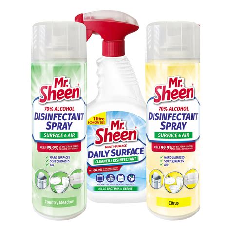 Mr Sheen Cleaning Products