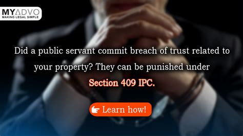 Ipc Section Criminal Breach Of Trust By Public Servant Or By