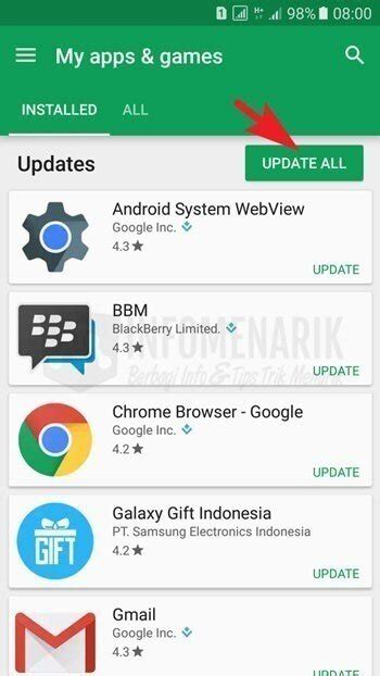 Cara Update Manual Aplikasi Dan Game Di Google Play Store Info Menarik