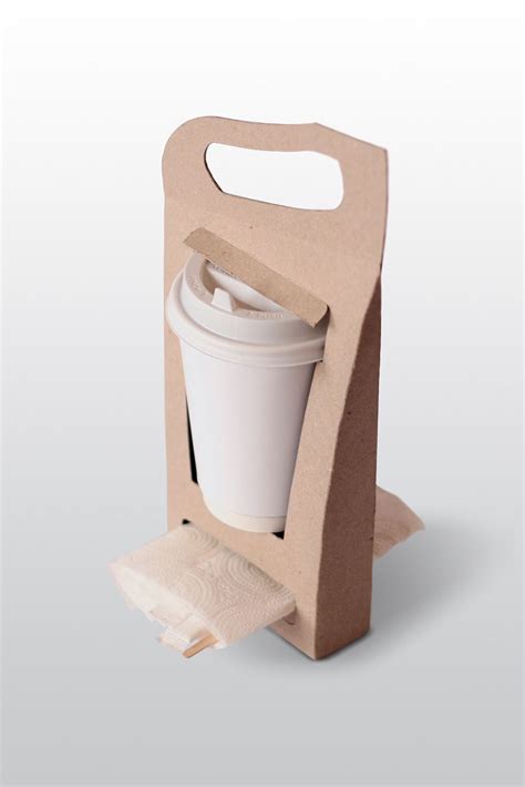 Paper Cup Carrier on Behance | Paper cup design, Paper cup, Coffee shop design