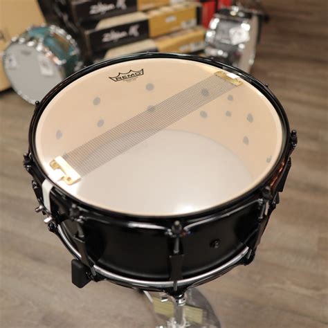 Pork Pie X Black Belt Thai Oak Snare Drum With Black Hardware