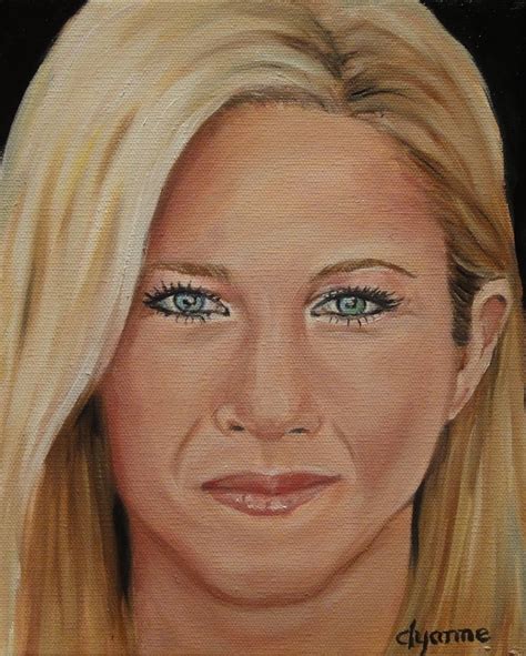 Jennifer Aniston Painting at PaintingValley.com | Explore collection of ...