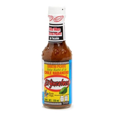 El Yucateco Salsa Kutbil Ik De Chile Habanero Xxx Hot Sauce 120ml Mr Bells Food Providers Cork