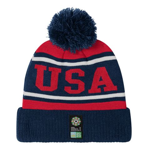 Usa Cuffed Pom Beanie 7kimo7a48 Usa Football Australia