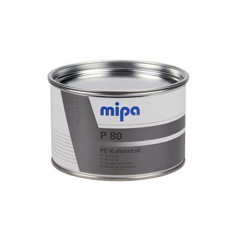 Mipa P 80 PE Kaltmetall 2K Polyester Spachtel 1 kg inkl Härter 24 06