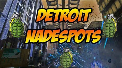 CoD Advanced Warfare GB Nade Spots Detroit COD AW YouTube