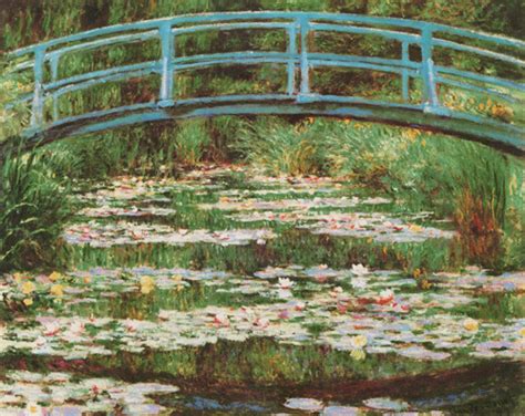 Japanese Bridge Art Print by Claude Monet at King & McGaw