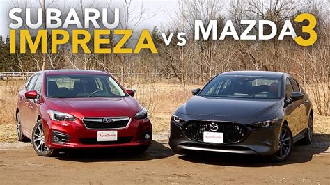 2019 Subaru Impreza Vs Mazda3 Which AWD Hatchback Is Better YouTube