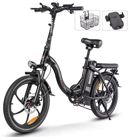 Rower elektryczny SAMEBIKE CY20 20 HCS składana rama czarny 32Km h