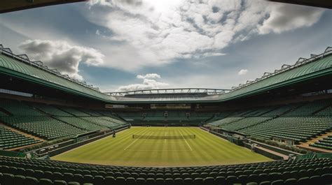 Inside An Image Showing The Of Wimbledon Tennis Stadium Backgrounds ...