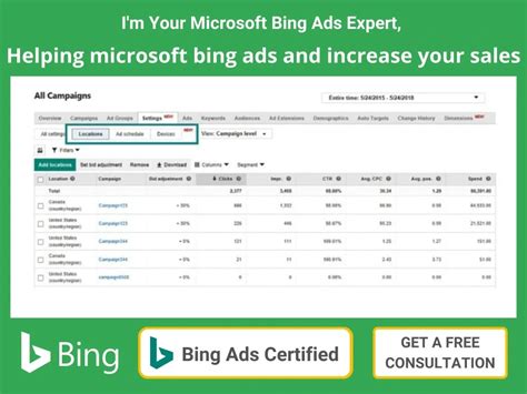 Microsoft Bing Account Setup And Manage Bing Ppc Ads Campaigns Upwork