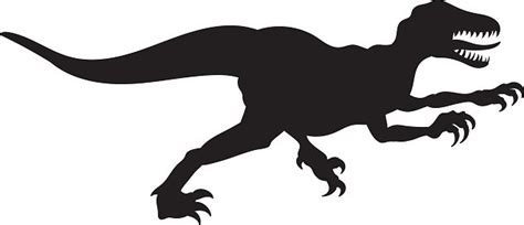 Velociraptor Silhouette Stock Vector Royalty Free Freeimages