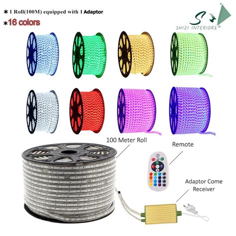 Shizi 15 Meter To 100 Meter LED Strip Light Color Changing Remote