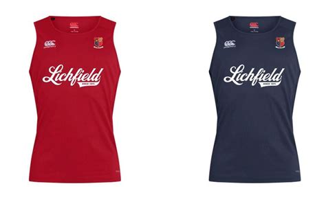 Lichfield Rugby Club Training Singlet - Printable Promotions