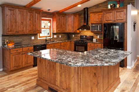 Rustic Alder Kitchen Rustic Kitchen Minneapolis By The Cabinet