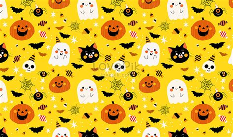 Cute Halloween Background Illustration Imagepicture Free Download