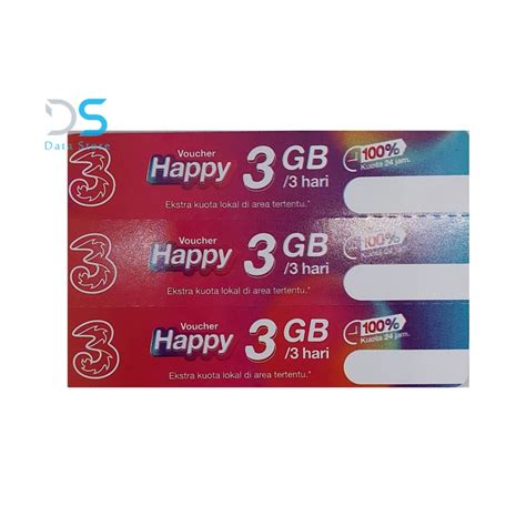 Jual Voucher Three Happy ORI 3 GB 3 Hari Shopee Indonesia