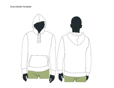 39 Blank Hoodie Templates [+ Hoodie Mockups] ᐅ TemplateLab