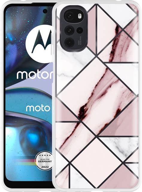 Motorola Moto G Hoesje Roze Marmer Designed By Cazy Bol