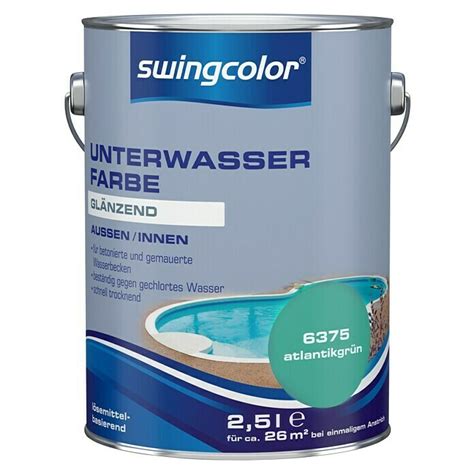 Swingcolor Unterwasserfarbe Atlantikgr N L Gl Nzend Bauhaus