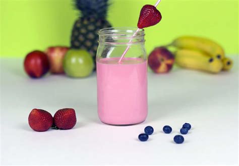 Cómo preparar un smoothie de fresa y plátano