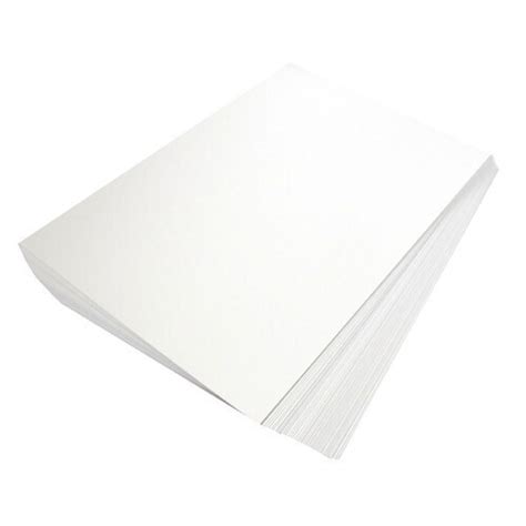 Eco Friendly Rectangular Light Weight Plain White A4 Paper Sheets Use