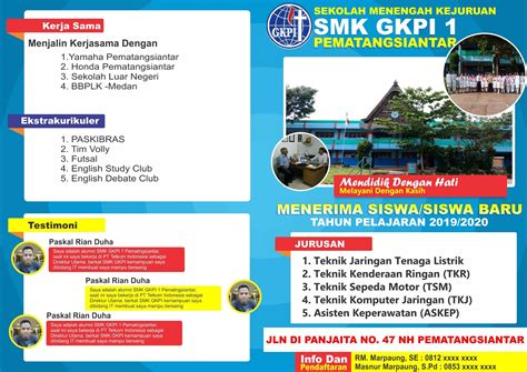 Contoh Brosur Penerimaan Murid Baru