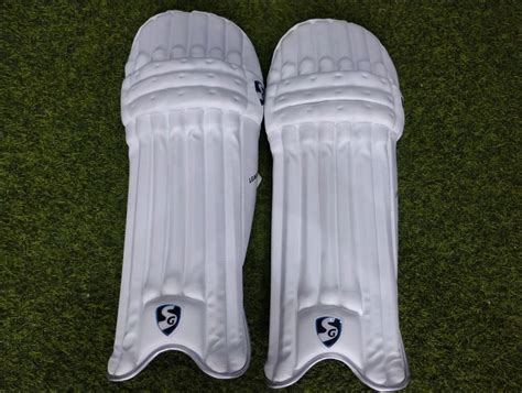 Strap White Sg Batting Leg Guard For Cricket Playing Size Full At Rs