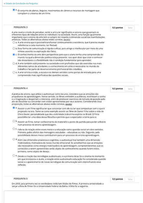 Estudos Disciplinares Ix Cinema E Educa O Question Rio Unidade I