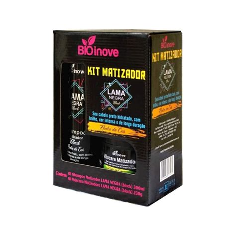 Kit Capilar PROFISSIONAL Matizador Bio Inove Lama Negra Shopee Brasil