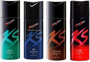 Kamasutra On Storm Urge 150ML Each Pack 4 Deodorant Spray For Men