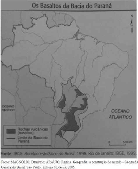 AIO Observe O Mapa A Seguir Considerando A Area Da Bacia