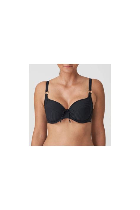 Bikini Negro Con Aro Sin Relleno Unas Primadonna Con Descuento