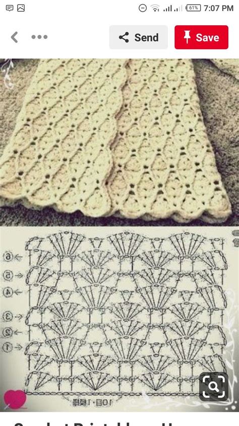 Pin by kerstin paesler on Kleidung häkeln Crochet stitches chart