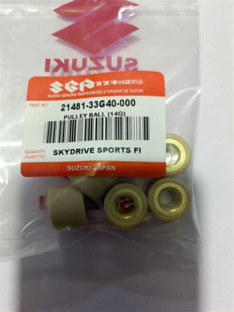 Suzuki Genuine Skydrive Fi Pulley Ball 9g 10g 11g 12g 13g 14g