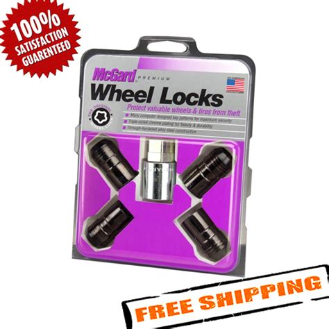 Mcgard 24216 Black Cone Seat Wheel Lock Set M14 X 15 Thread Size Ebay