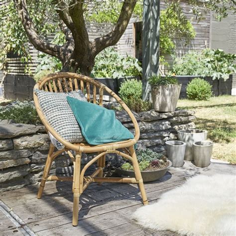 BOHO Vintage Rattan Sessel Loungemöbel BDBD