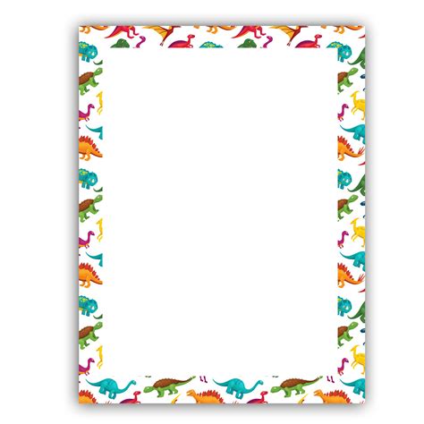 Stonehouse Collection: Dinosaur Border Stationery