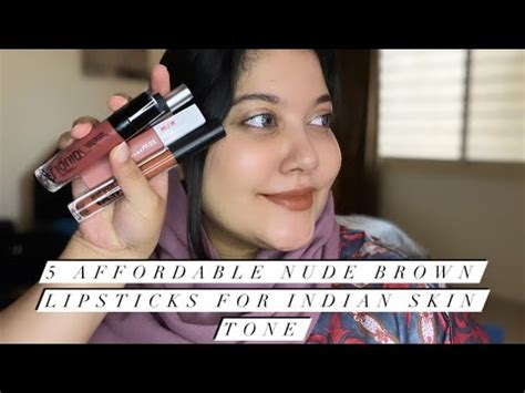 5 Affordable Nude Brown Lipsticks For Indian Skin Tone Under Rs 700