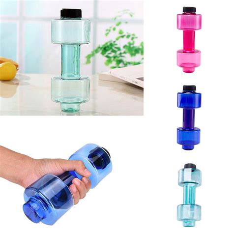 Indoor Fitness Equipment Sports Water Bottle Fruit Juice Bottle 550ml Dumbbell Water Bottle Buy