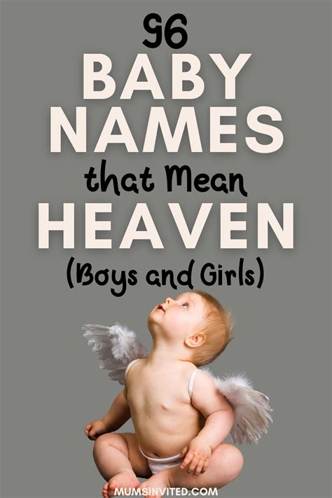 Cutest Names Meaning Heaven Heaven Sent Angel Sky Girl Names With