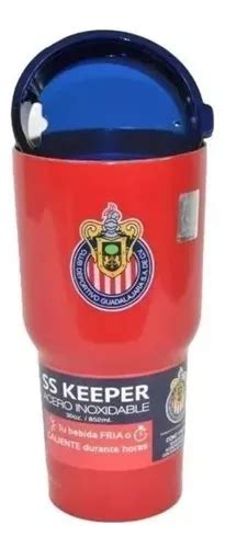 Vaso Termico Club Chivas Guadalajara Acero Inoxidable 30oz Cuotas Sin