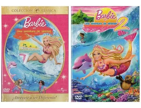 Barbie En Una Aventura De Sirenas 1 Y 2 Película Dvd MercadoLibre