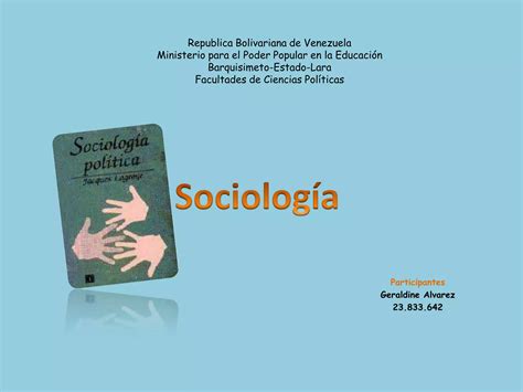 Mapa Conceptual Sociologia Ppt