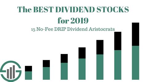 The Best Dividend Stocks 2019 15 No Fee Drip Dividend Aristocrats Youtube